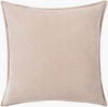 Cotton Velvet Accent Pillow, Decorative Pillow by Surya, 22" length x 22" width thumbnail