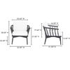 Wren Outdoor Lounge Chair Warm White thumbnail 6