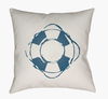 Nautical Accent Pillow, Decorative Pillow by Surya, 18" length x 18" width thumbnail