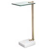 Butler Brass Accent Table, Side & End Table by Uttermost, 11" width x 23.5" height x 8" depth thumbnail 1