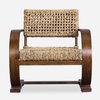 Rehema Natural Woven Accent Chair, by Uttermost, 30" width x 30" height x 30.7" depth thumbnail 1