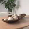 Karmen (Set of 2) Gold Hammered Oversized Bowls, Decorative Bowl by Mercana, 28.74" length x 11.81" width x 5.12" height thumbnail 2