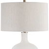 Whiteout Mottled Glass Table Lamp, by Uttermost, 18" width x 29.75" height x 18" depth thumbnail 7