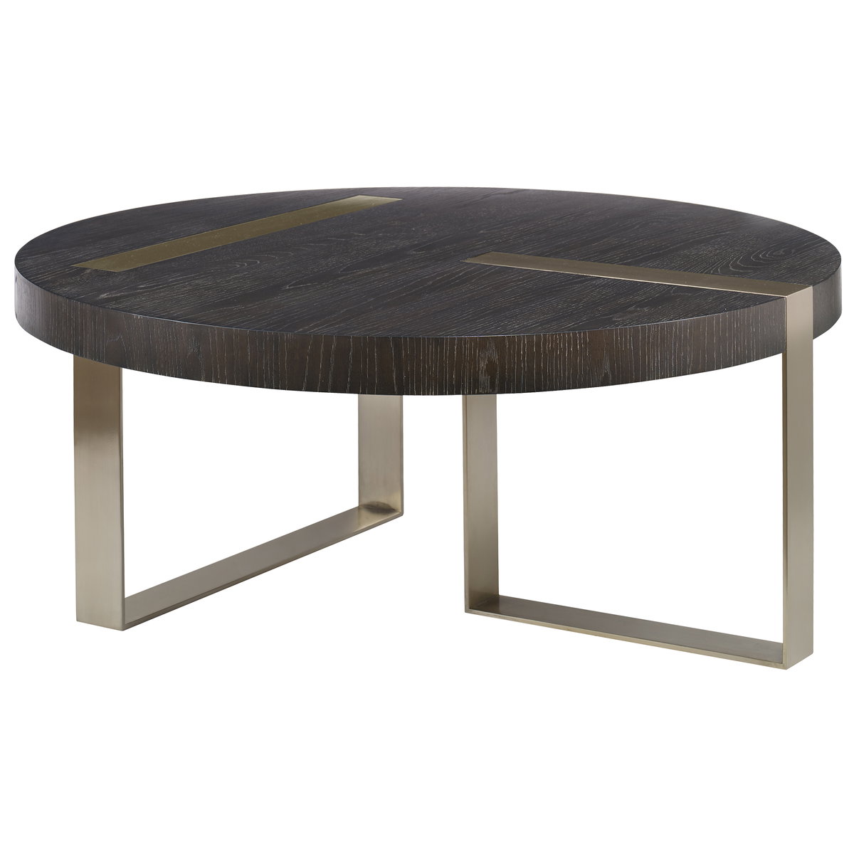 Converge Round Coffee Table, by Uttermost, 42" width x 18" height x 42" depth View 1