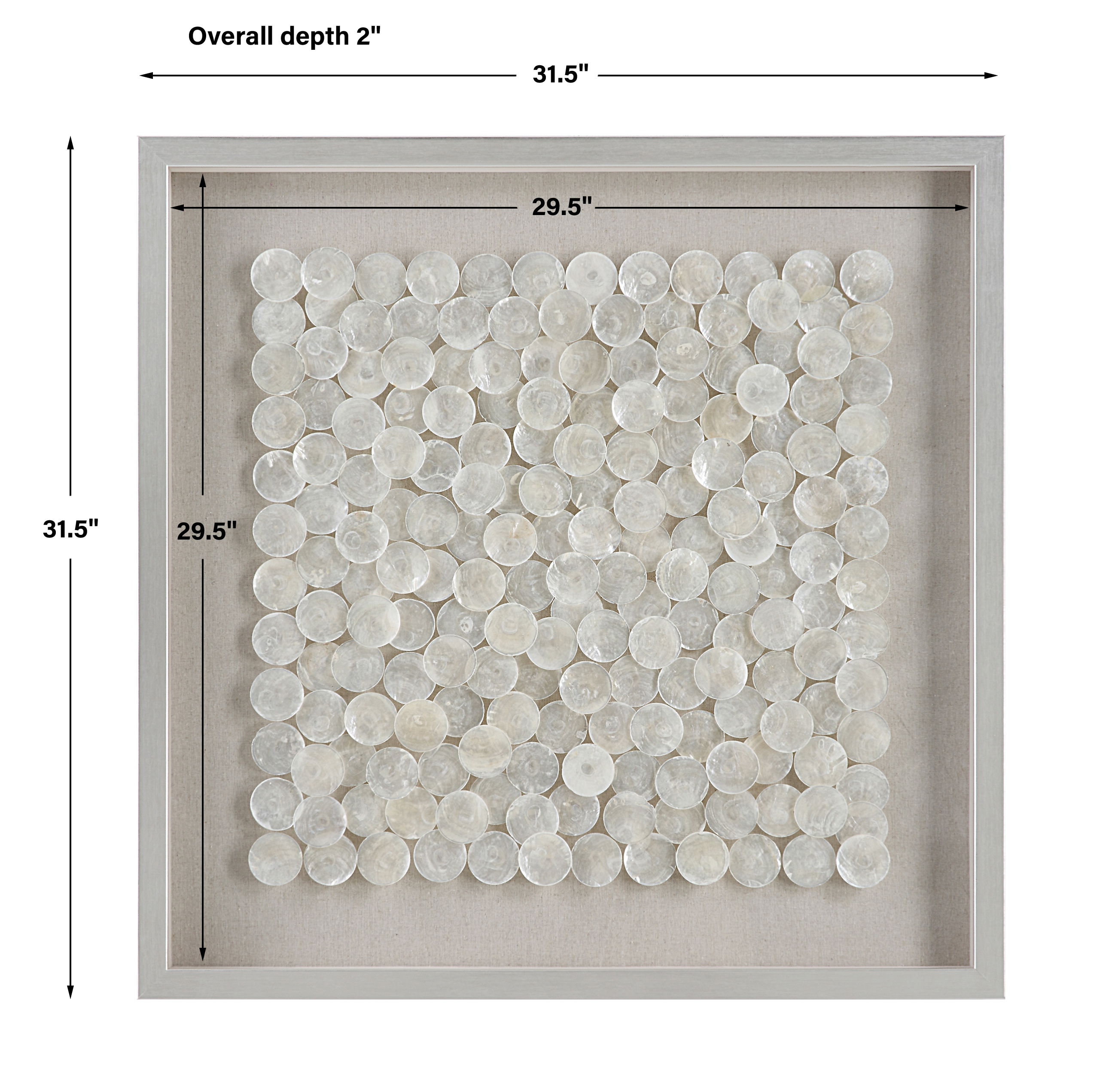 Roxas Capiz Shell Shadow Box large image 