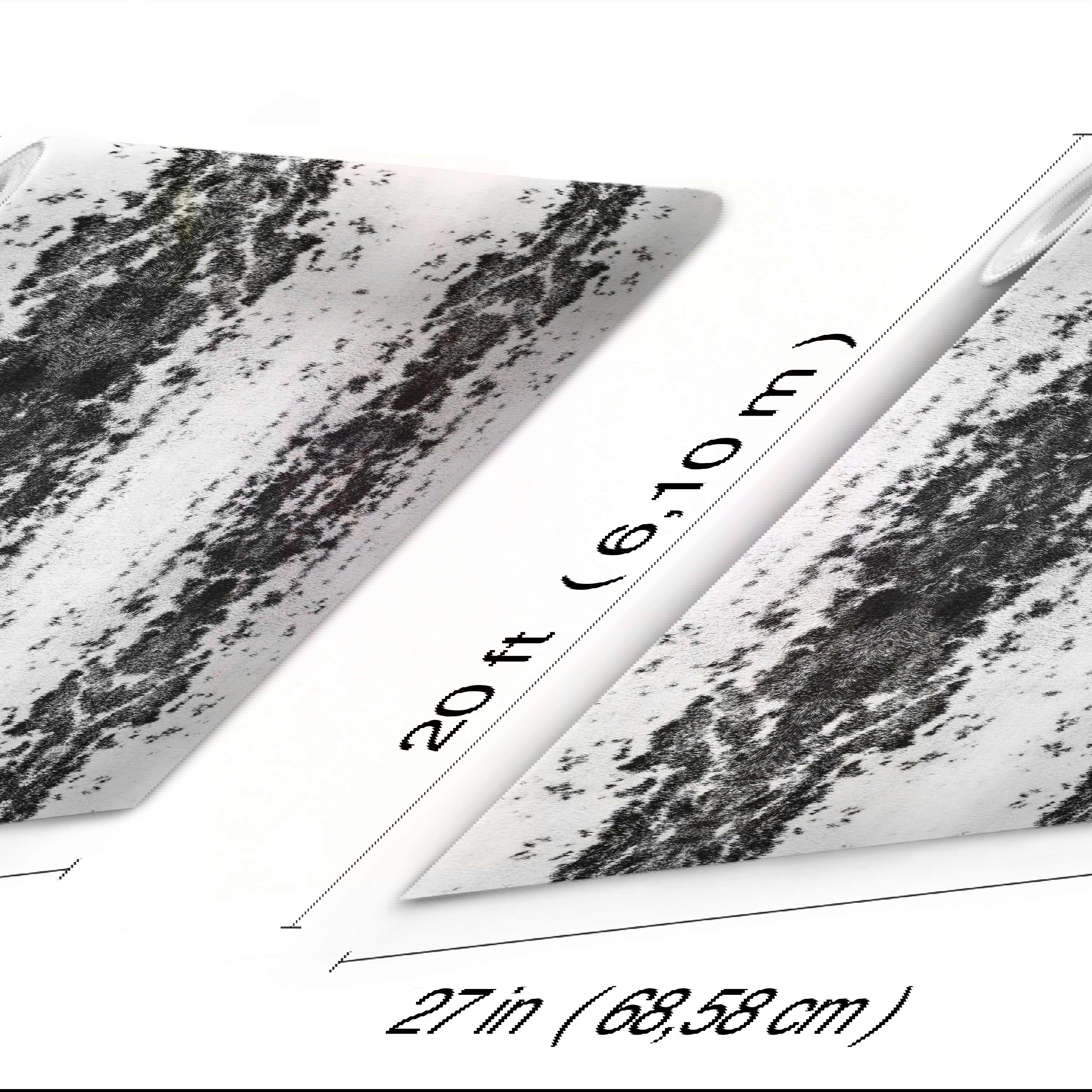 Marbled Appaloosa Black Peel & Stick Wallpaper large image 