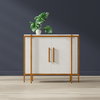Blakely Door Chest, Osprey White, Cabinets & Sideboard by Sarreid, 40" length x 18" width x 34" height thumbnail 13