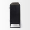 Sloan 80.0L x 17.0W x 36.0H Black Wood with Black Metal Frame Sideboard thumbnail 6