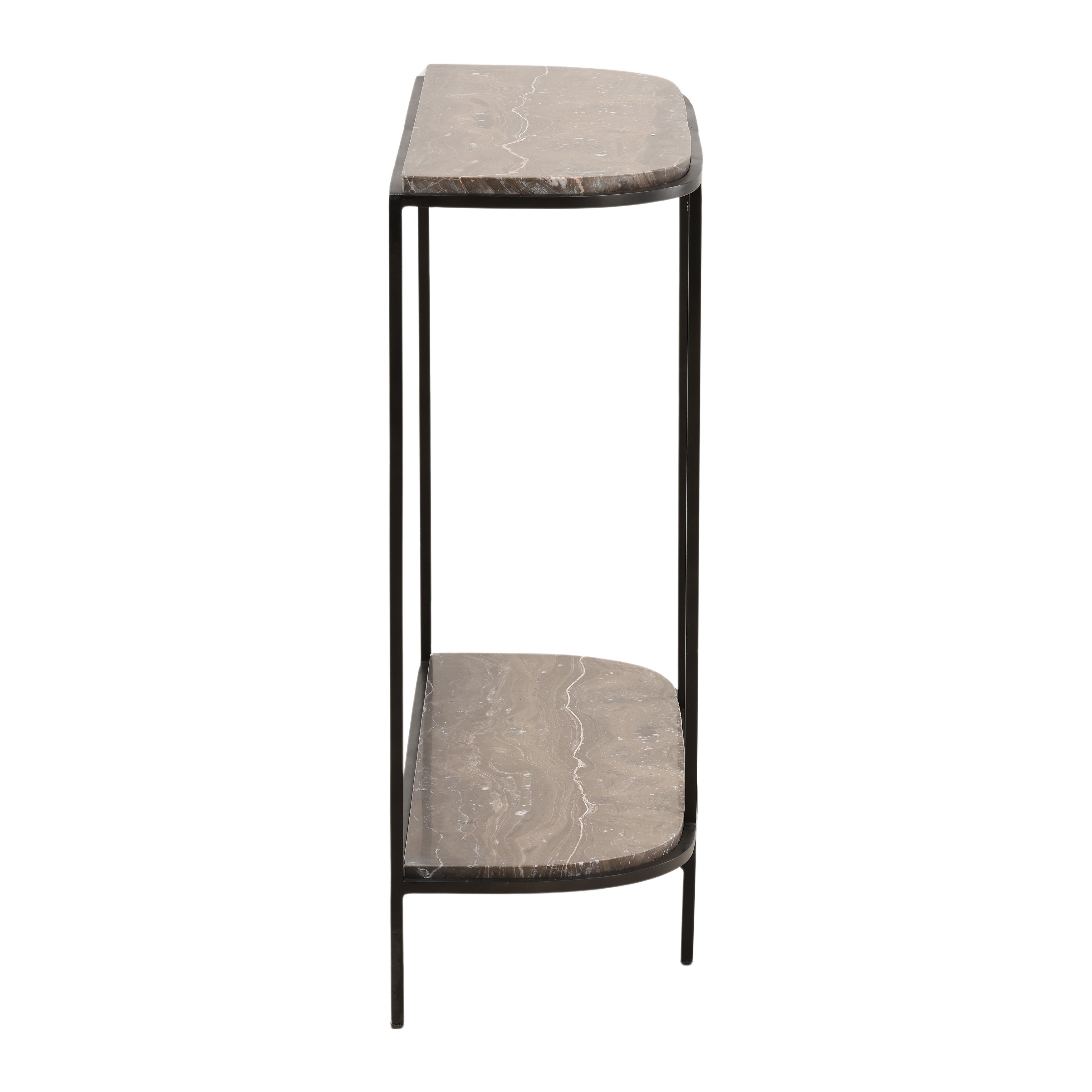 Brian Console Table Brown, by Dovetail, 36" width x 30" height x 11" depth View 3