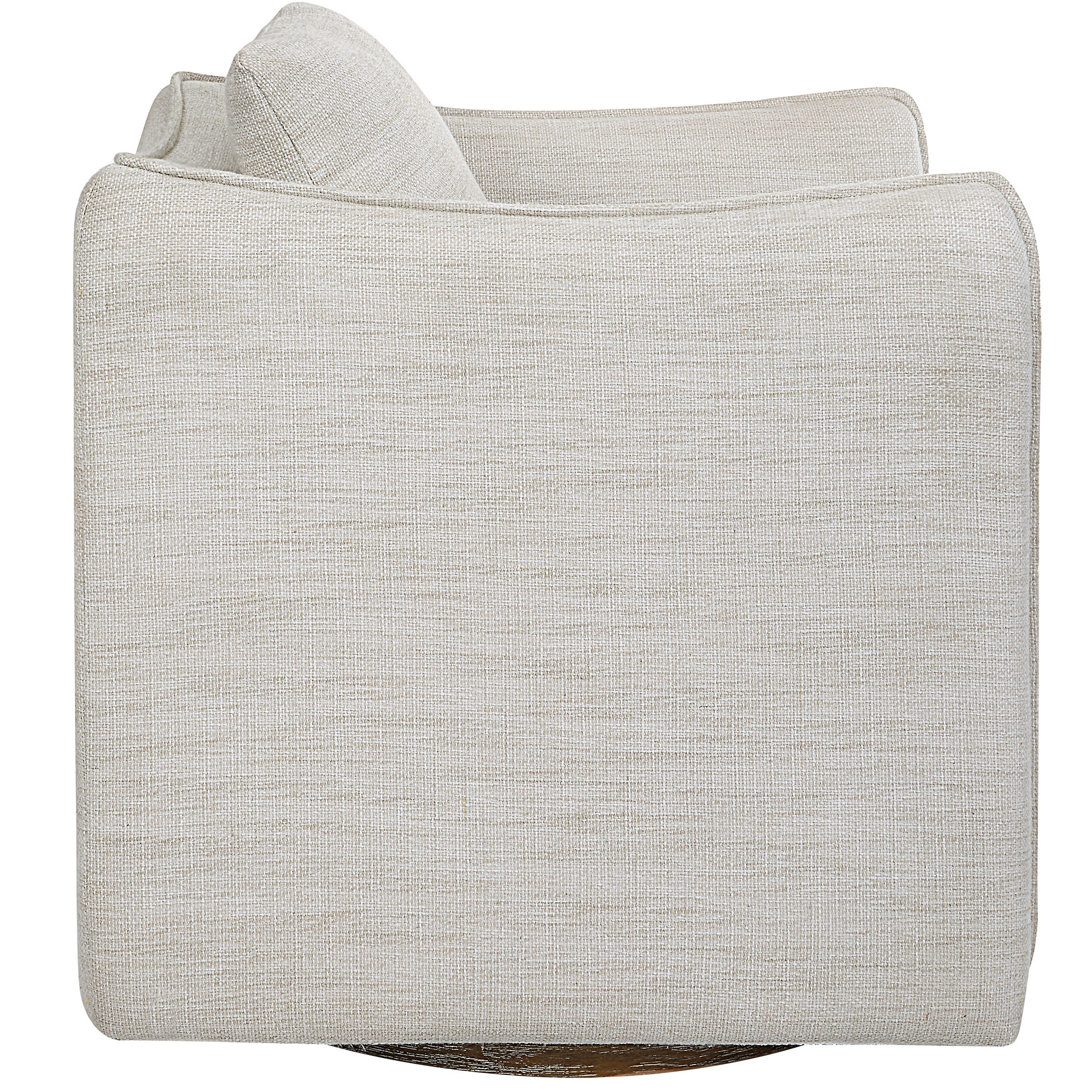 Corben White Swivel Armchair large image 