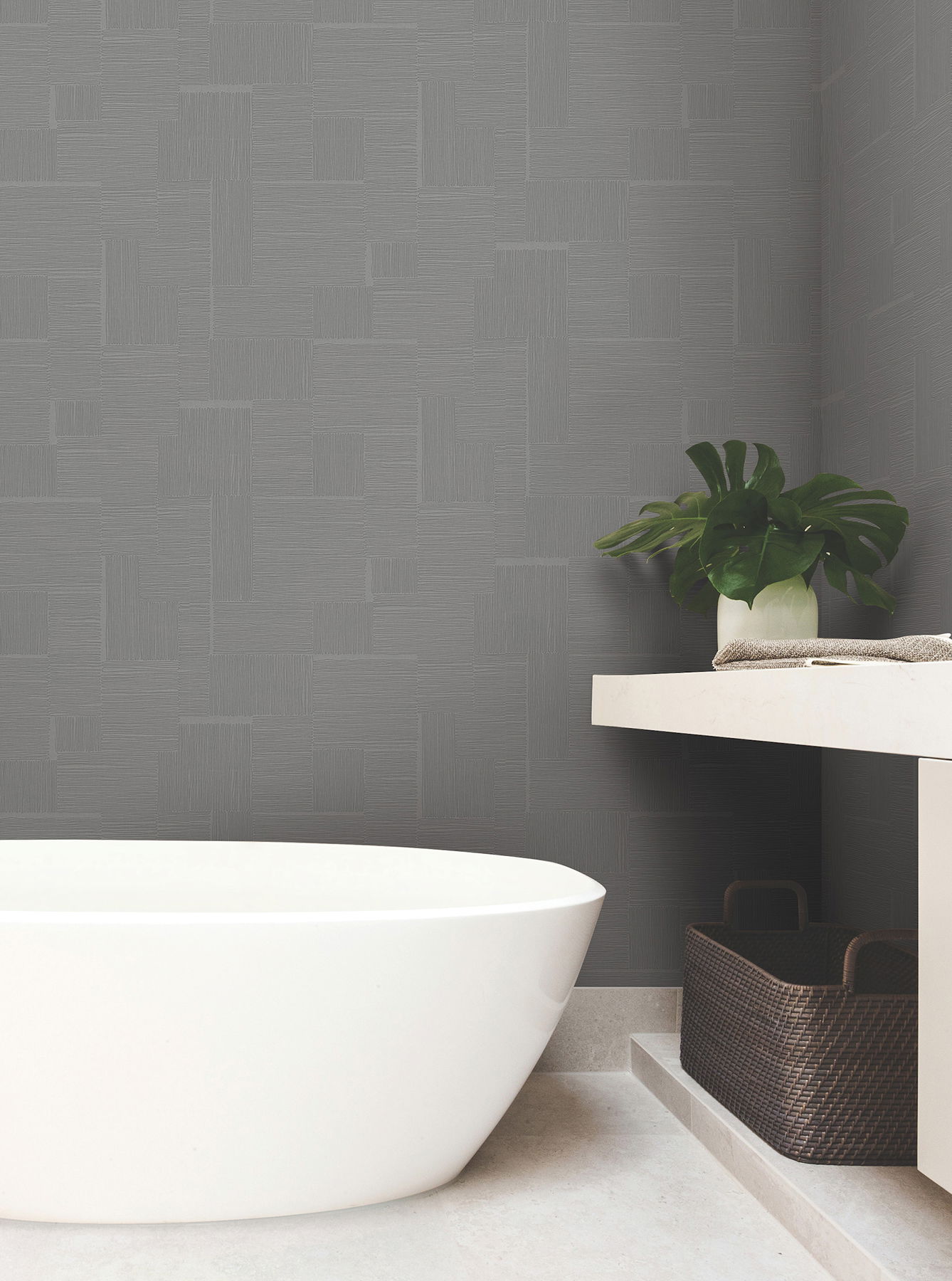 Contour Gunmetal Wallpaper large image 
