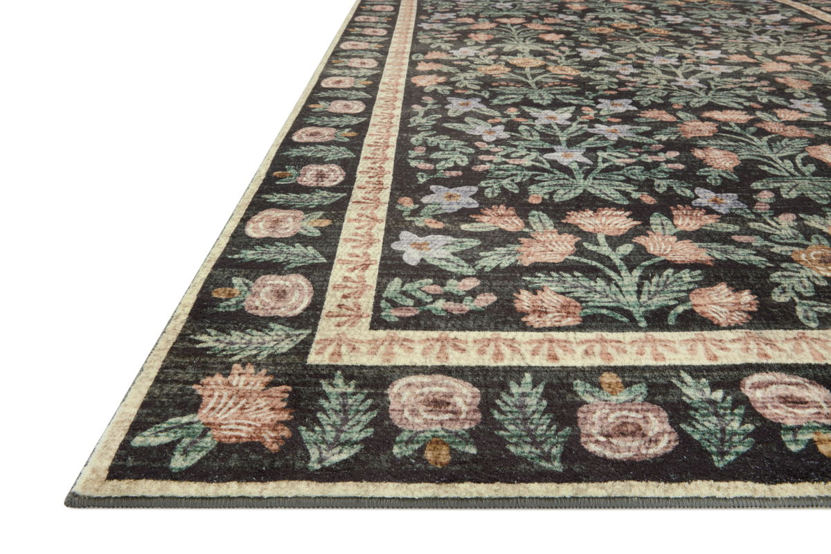 Rifle Paper Co. x Loloi Eden Rug, 1'6" length x 1'6" width View 3