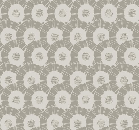 Coco Bloom White Wallpaper