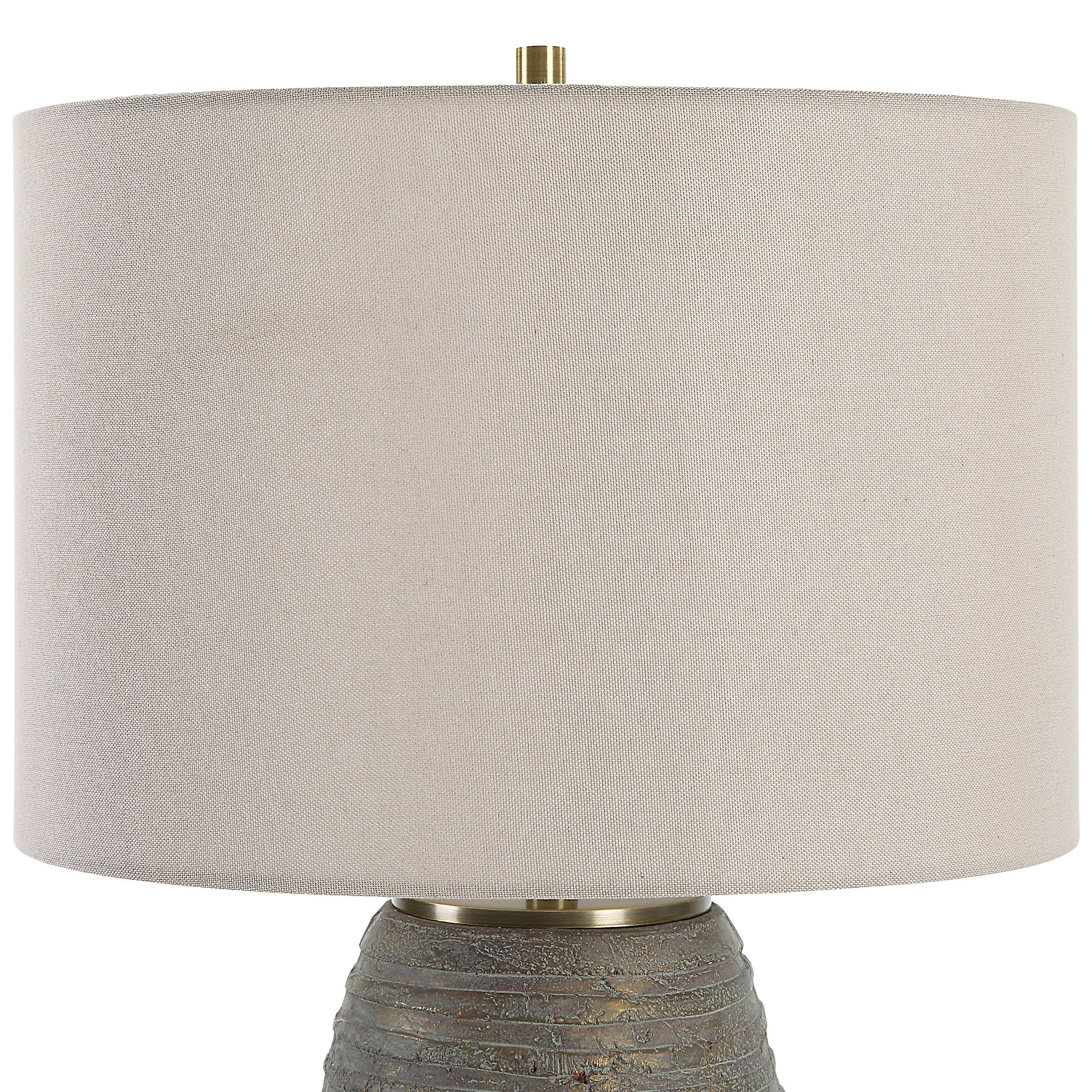 Gorda Bronze Ceramic Table Lamp large image 