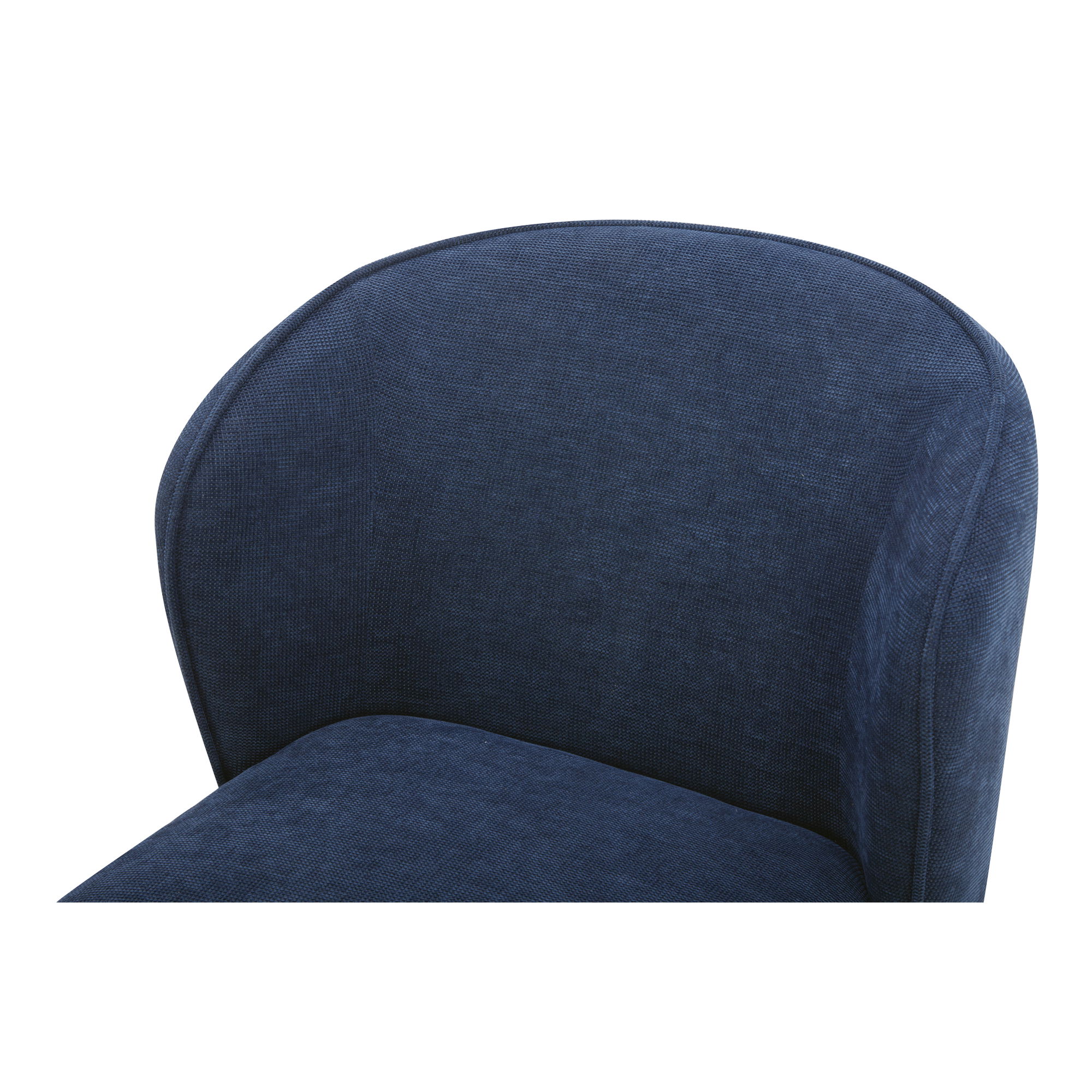 Larson Rolling Dining Chair Navy Blue large image 