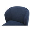 Larson Rolling Dining Chair Navy Blue thumbnail 4