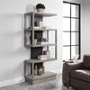 Nicasia Modern Etagere, Furniture by Uttermost, 36" width x 79.9" height x 17.3" depth thumbnail 5