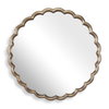 Cerrito Antique Brass Round Mirror, by Uttermost, 2'10" width x 2'10" height x 1.5" depth thumbnail 1