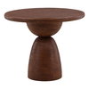 Amberlyn Bistro Table Brown, Dining Table by Dovetail, 36" width x 30" height x 36" depth thumbnail 1