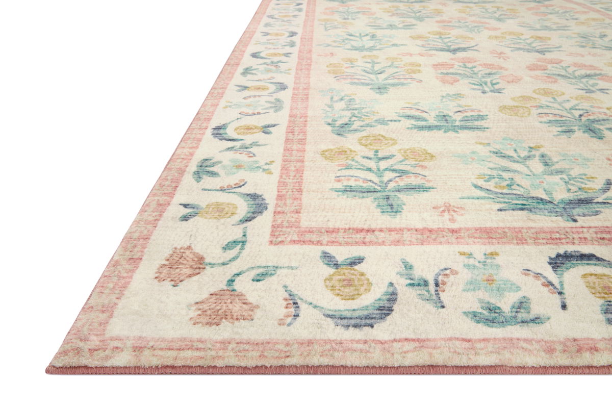 Rifle Paper Co. x Loloi Eden Rug, 2'6" length x 11'6" width View 3