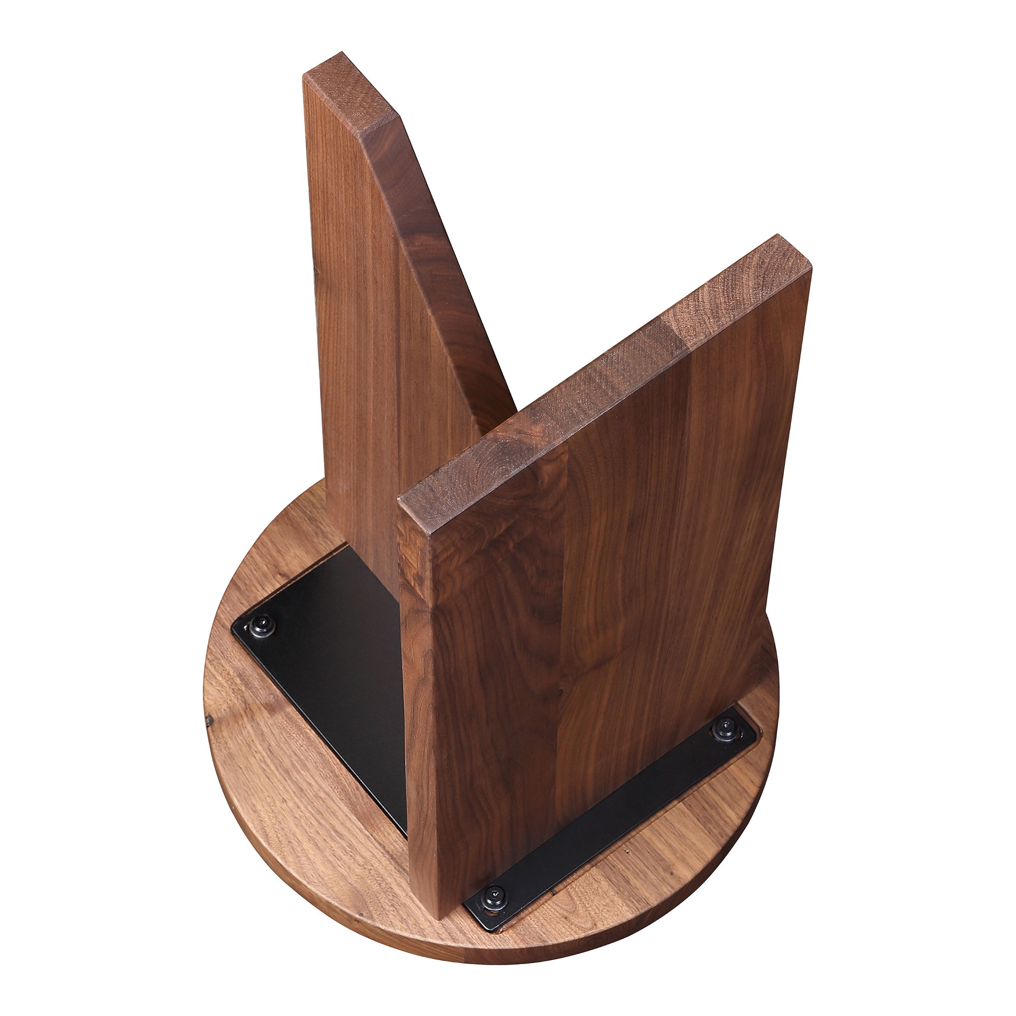 Grace Accent Table Walnut Brown, Side & End Table by Moe's Home, 14" width x 20" height x 14" depth View 6