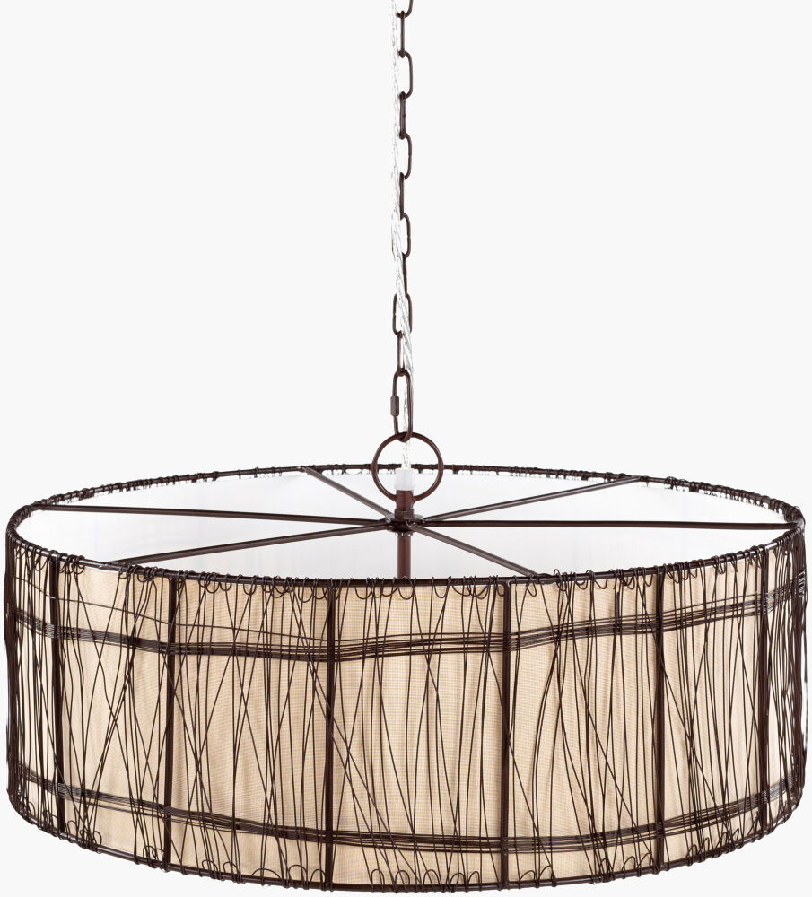 Holloman Pendant, by Surya, 22" length x 22" width x 8" height