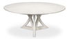 Casual Jupe Dining Table,Working Wht,Lg, by Sarreid, 66" length x 66" width x 30" height thumbnail 11