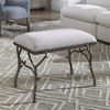 Lismore Small Fabric Bench thumbnail 1