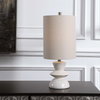 Stevens Bleached Wood Buffet Lamp, Table Lamp by Uttermost, 10" width x 23.5" height x 10" depth thumbnail 2