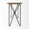 Papillion I 66L x 16W Blonde Wood and Iron Console Table thumbnail 5