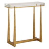 Midas Thick Crystal Accent Table, Side & End Table by Uttermost, 24" width x 24" height x 8.62" depth thumbnail 5