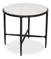 Dakor Round Side Table, Side & End Table by Sarreid, 24" length x 24" width x 22" height thumbnail 9