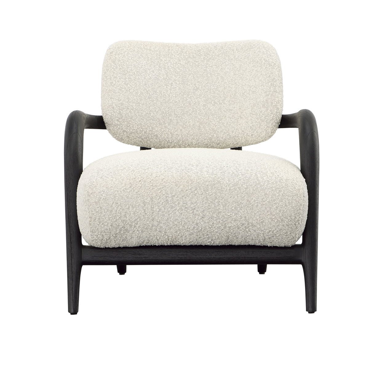 Arcona Occasional Chair Ivory, Accent Chair by Dovetail, 29.72" width x 30.04" height x 31.2" depth View 2