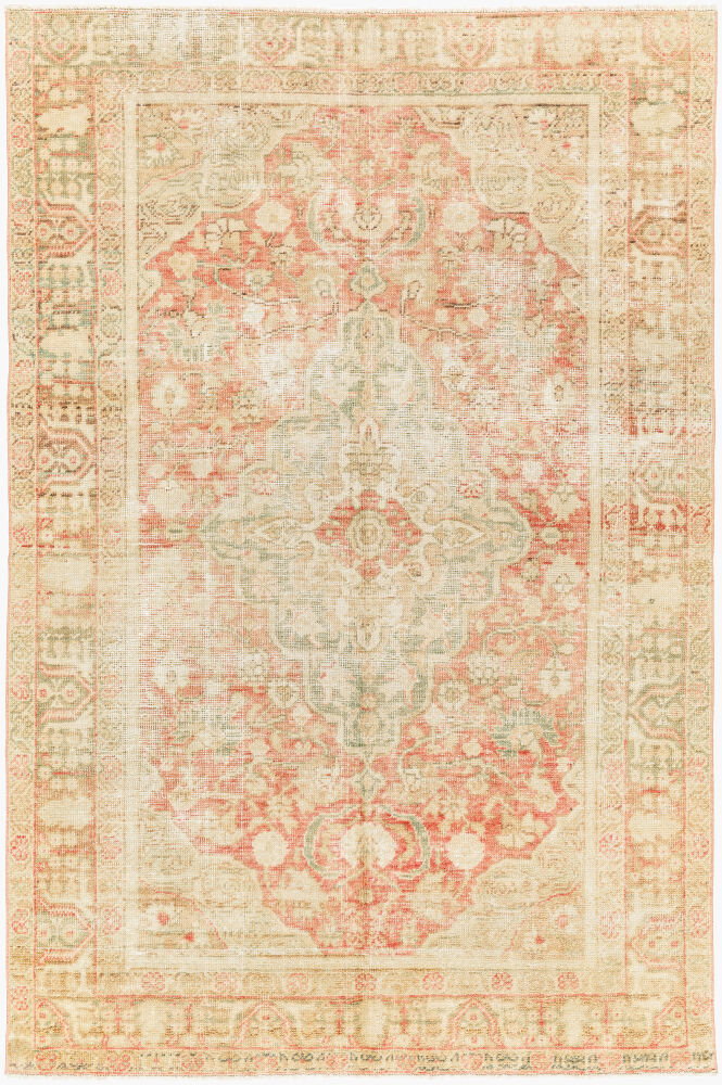 Antique One of a Kind Handmade Rug, by Surya, 6'2" length x 4'3" width