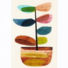 Pot Plant II by Dan Hobday, Painting by Four Hands, 18" width x 24" height x 1.5" depth thumbnail 4