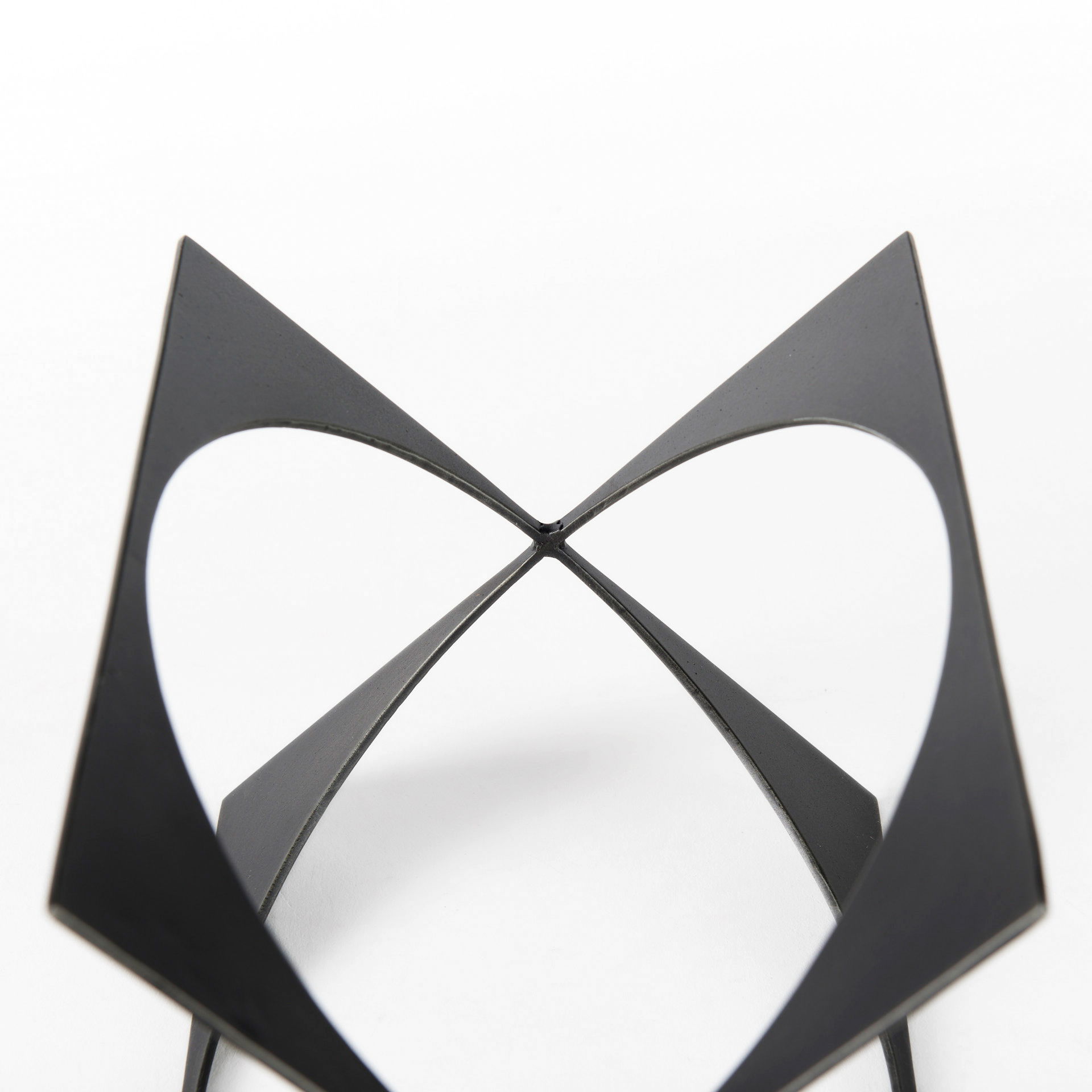 Lima Gunmetal Iron Large Decorative Object, by Mercana, 9.75" length x 9.75" width x 9.75" height View 7