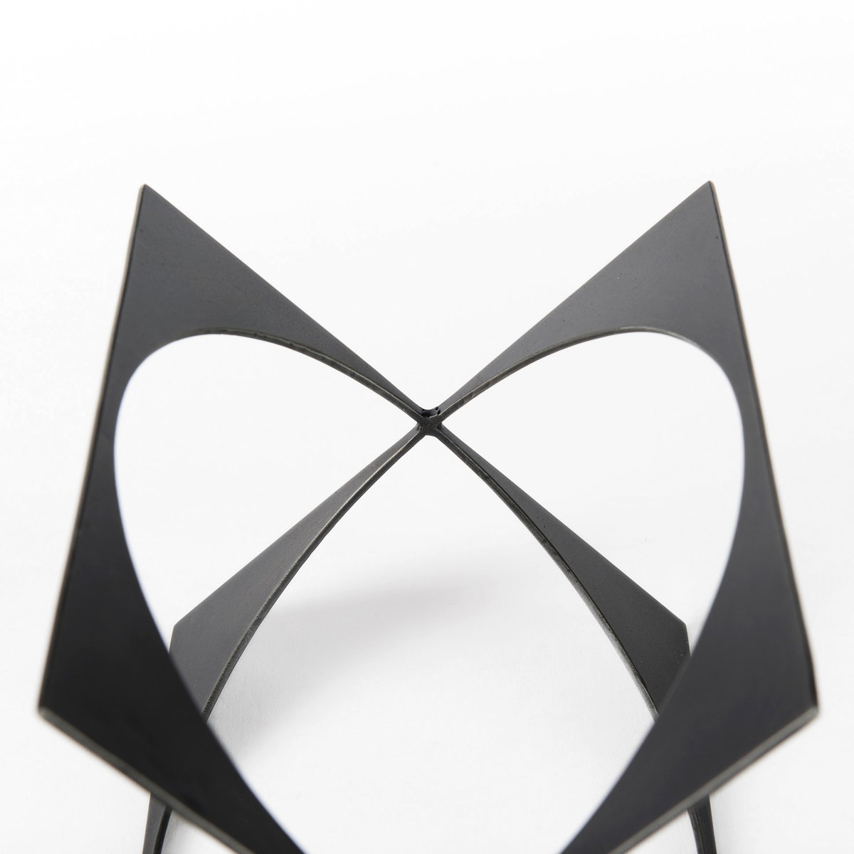 Lima Gunmetal Iron Large Decorative Object, by Mercana, 9.75" length x 9.75" width x 9.75" height View 7