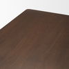 Jonan Solid Dark Brown Mango Wood Rectangular Dining Table, by Mercana, 94" length x 42" width x 30" height thumbnail 7