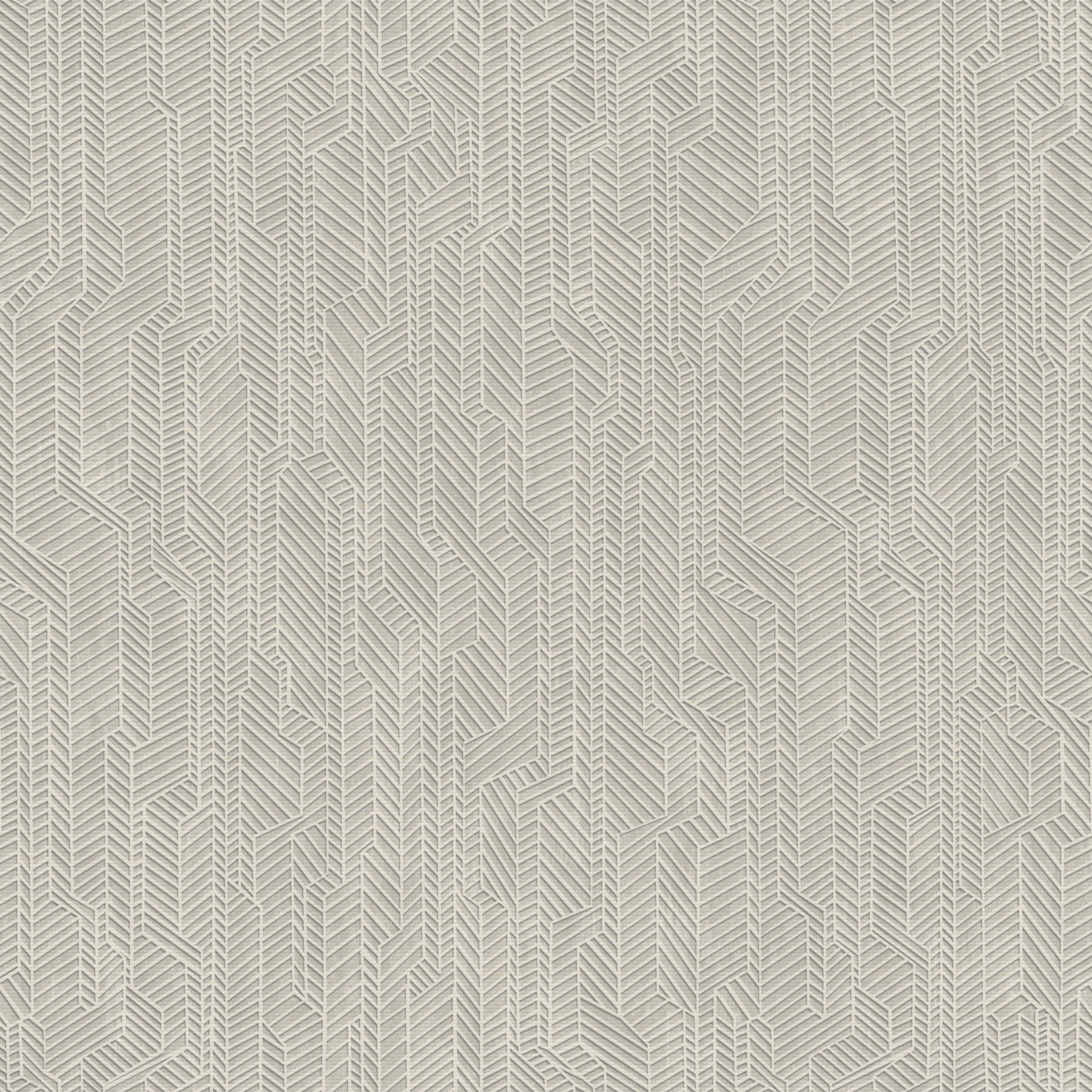 Grey & Grey Metropolis Geometric Wallpaper, by York Wall, 33' length x 1'8.5" width x 0.02" depth View 1