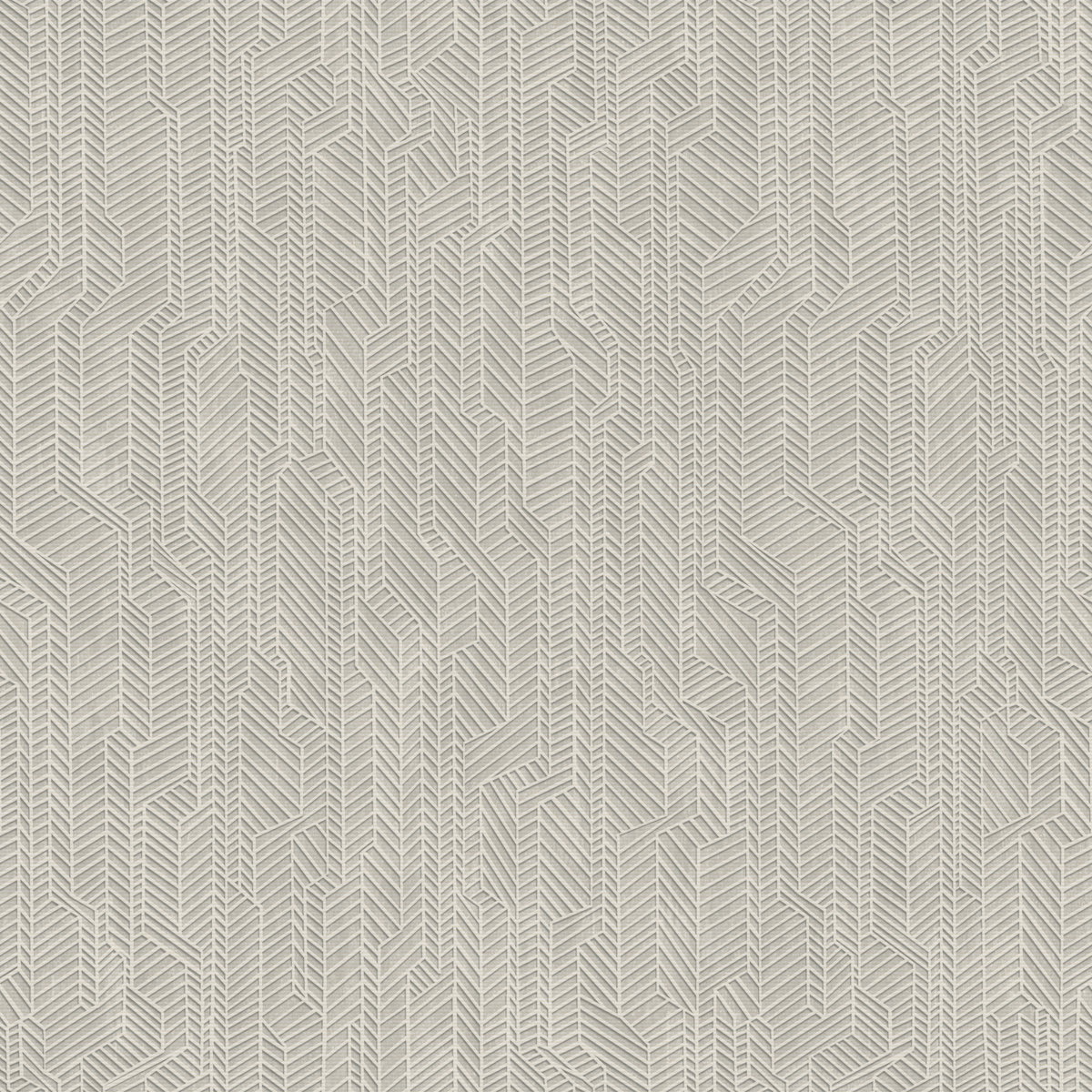 Grey & Grey Metropolis Geometric Wallpaper, by York Wall, 33' length x 1'8.5" width x 0.02" depth