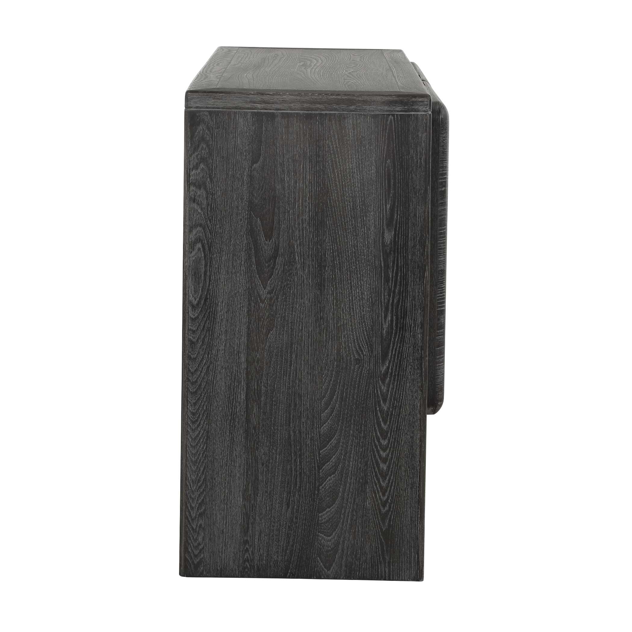 Bierk Dark Stain 2 Door Cabinet, Furniture by Uttermost, 43.62" width x 32.15" height x 17.25" depth View 6