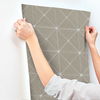 Double Diamonds Taupe Peel & Stick Wallpaper thumbnail 6