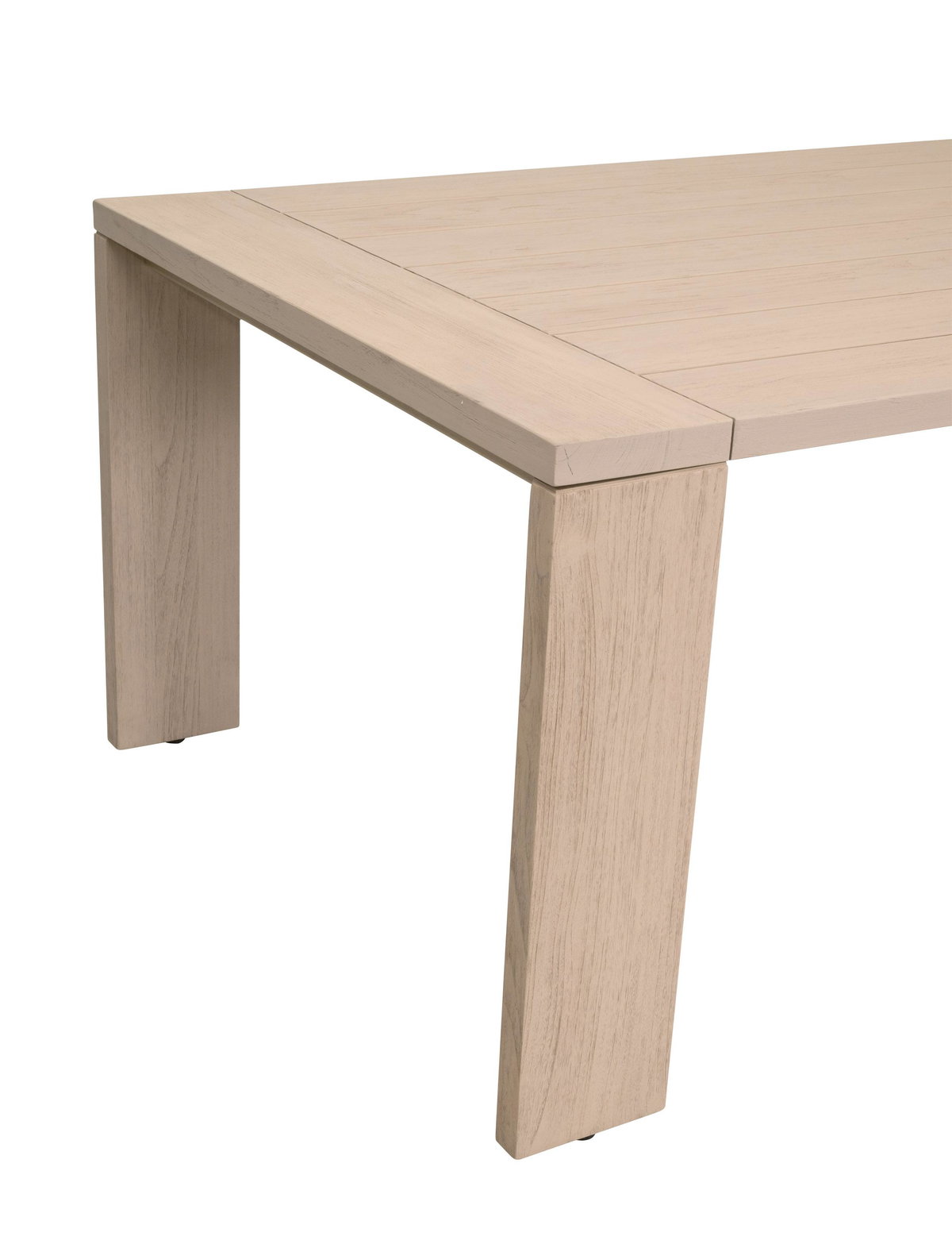Big Sur Outdoor Dining Table, by Essentials for Living, 94.25" width x 29.75" height x 42" depth View 4