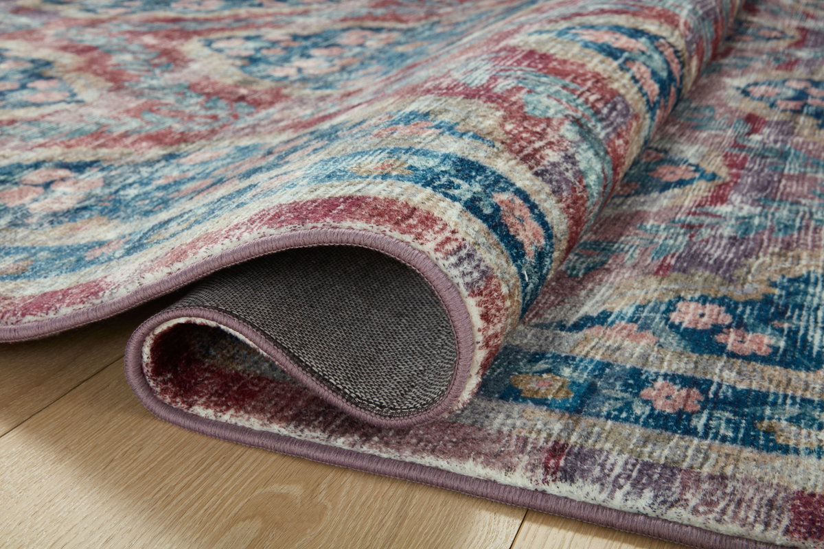 Rifle Paper Co. x Loloi Courtyard Rug, 1'6" length x 1'6" width View 7