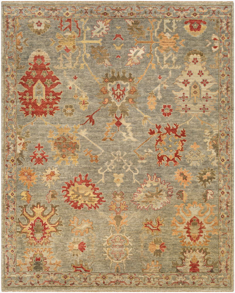 Ghazni Handmade Rug, by Surya, 9' length x 6' width