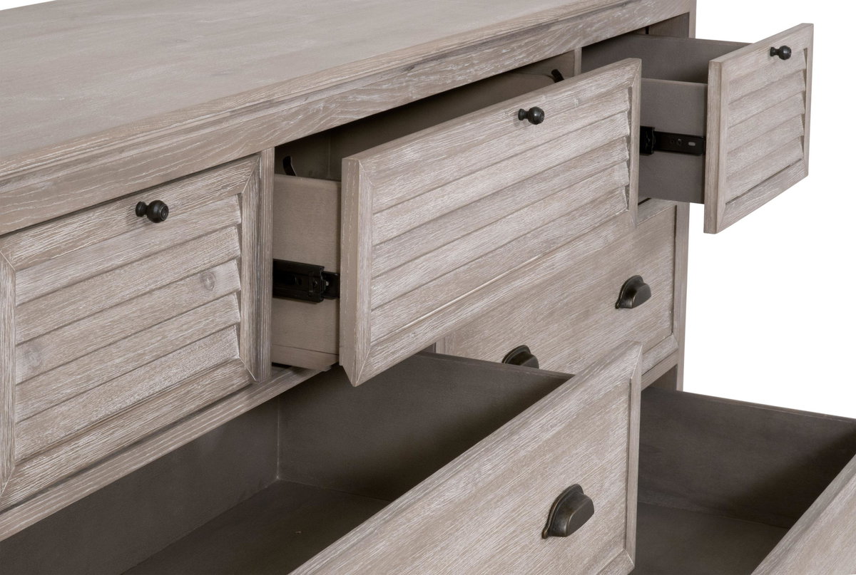 Eden 7-Drawer Media Dresser, by Essentials for Living, 67.75" width x 37.5" height x 20" depth View 10