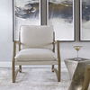 Melora Solid Oak Accent Chair thumbnail 1