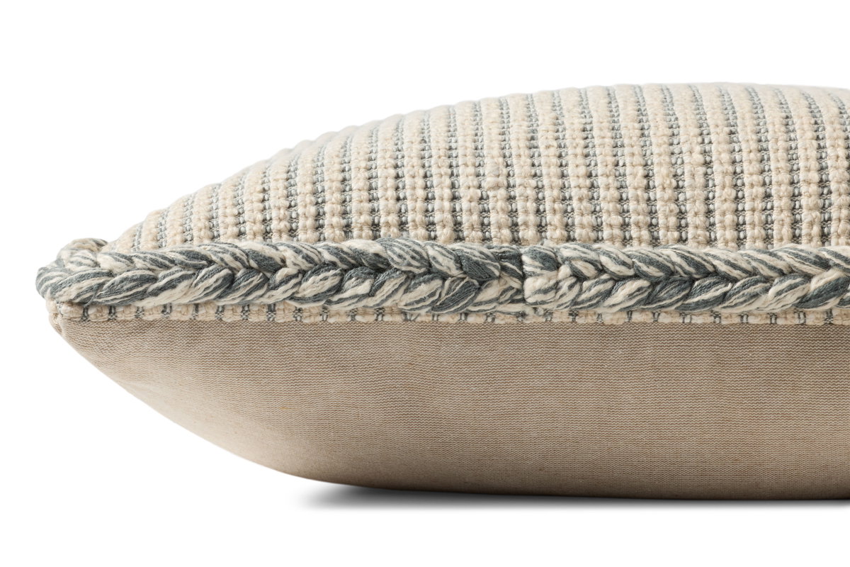 Amber Lewis x Loloi Oroville Pillow, Decorative Pillow, 18" length x 18" width View 2