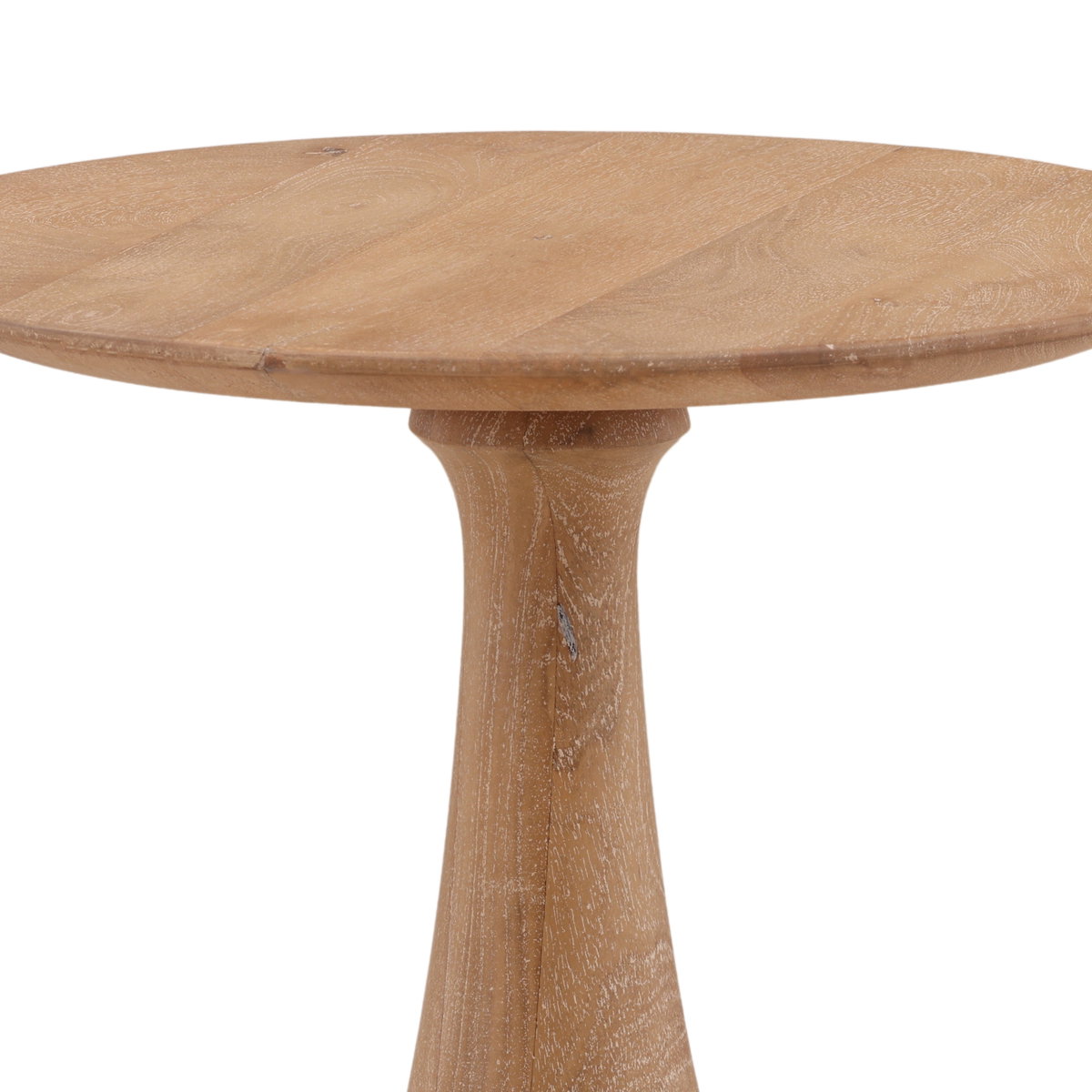 Meylin Side Table Light Natural, Side & End Table by Dovetail, 20" width x 22" height x 20" depth View 3