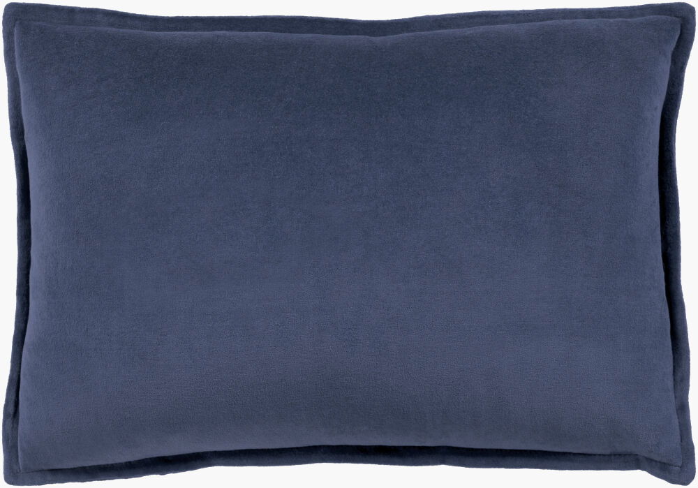 Cotton Velvet Lumbar Pillow, Decorative Pillow by Surya, 13" length x 19" width